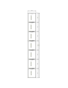 Okna Witryna Aluminiowa 100 x 782 cm Aluprof MB-79N 2