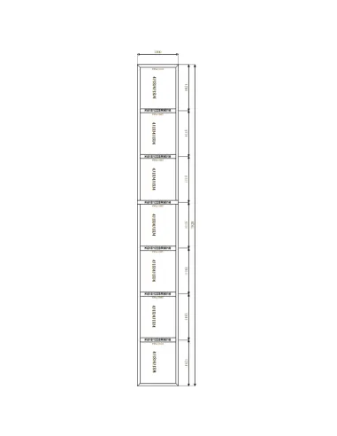 Okna Witryna Aluminiowa 100 x 782 cm Aluprof MB-79N