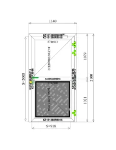 Drzwi Aluminiowe Przeciwpożarowe 114 x 210 Aluprof MB-78EI 2
