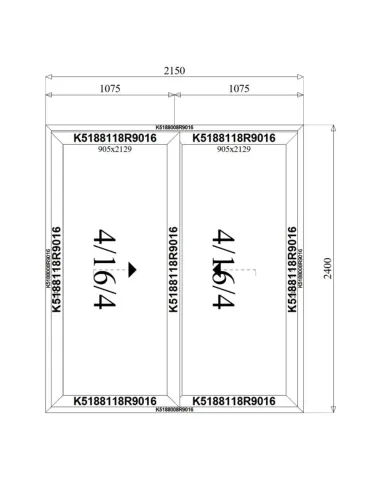 Okno HST 2150x24000 cena - drzwi tarasowe aluminiowe podnoszono-przesuwne