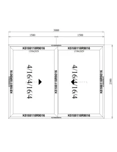 Drzwi Aluminiowe HST 300 x 230 cm Aluprof MB-77HS 2