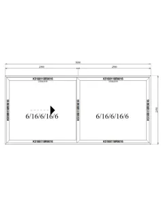 Drzwi Aluminiowe HST 500 x 235 cm Aluprof MB-77HS 2