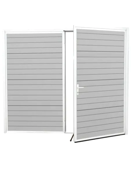 Brama Rozwierna Aluminiowa Dwuskrzydłowa 260 x 225 cm