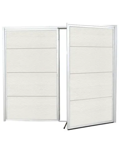 Brama Rozwierna Aluminiowa Dwuskrzydłowa 230 x 212,5 cm