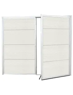 Brama Rozwierna Aluminiowa Dwuskrzydłowa 260 x 212,5 cm
