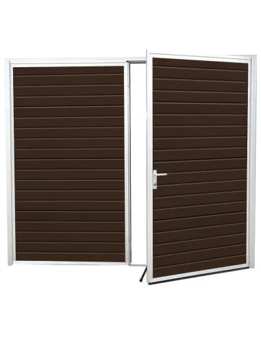 Brama Rozwierna Aluminiowa Dwuskrzydłowa 250 x 225 cm