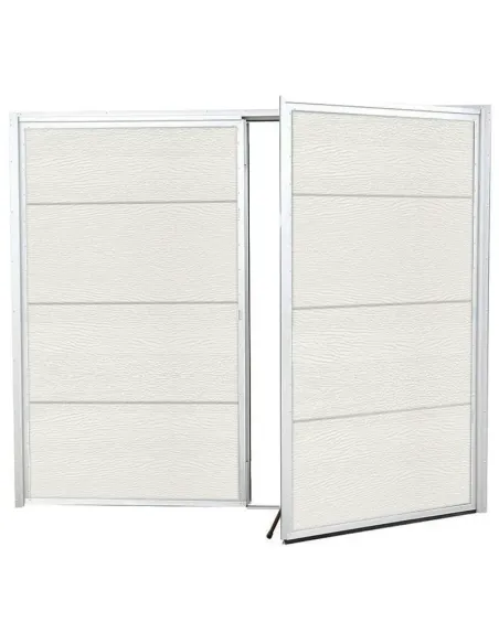 Brama Rozwierna Aluminiowa Dwuskrzydłowa 210 x 200 cm