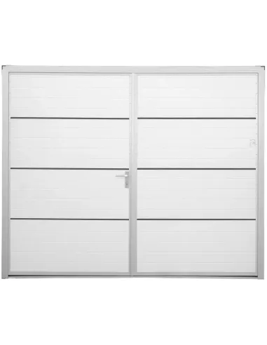 Brama Rozwierna Aluminiowa Dwuskrzydłowa 210 x 200 cm