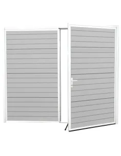 Brama Rozwierna Aluminiowa Dwuskrzydłowa 260 x 200 cm