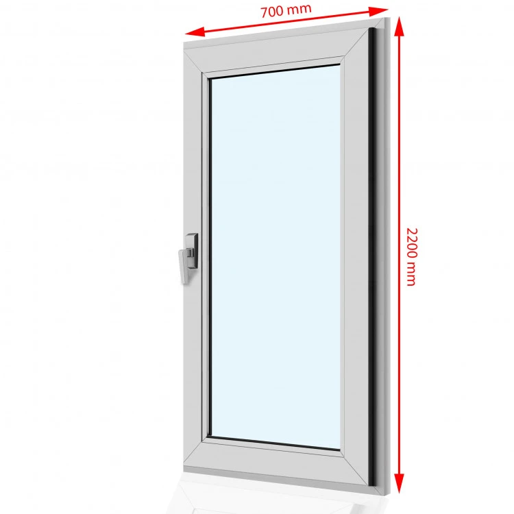 Drzwi balkonowe PCV  700 x 2200