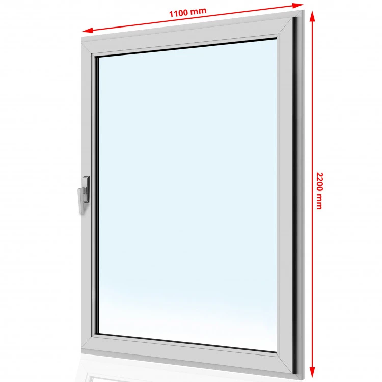 Drzwi balkonowe PVC 1100 x 2200