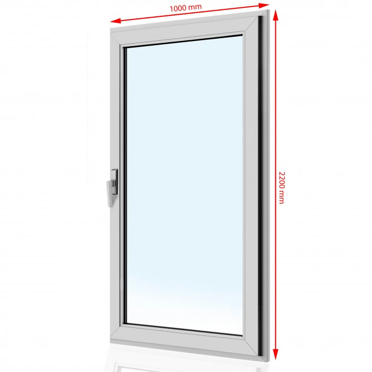 Drzwi balkonowe PCV 1000 x 2200