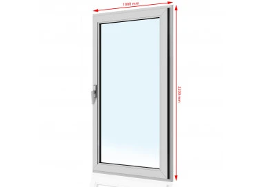Drzwi balkonowe PCV 1000 x 2200