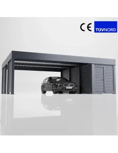 Wiata Garażowa 6x6m 2+0 z pomieszczeniem gospodarczym
