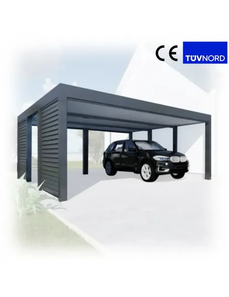 Carport Wiata Garażowa Samochodowa 6x6m Zadaszenie 2+0