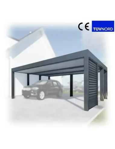 Carport Wiata Samochodowa Garażowa Zadaszenie 6x6m 1+0