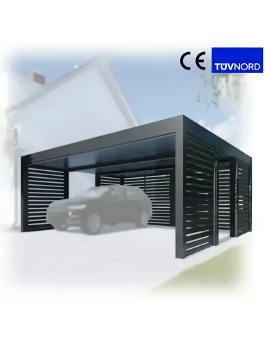 Carport Wiata Samochodowa Garażowa Zadaszenie 6x6m 4+3
