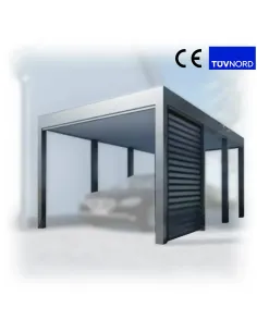 Carport Wiata Garażowa Samochodowa Zadaszenie 3x6m Wypełnienie 1+0