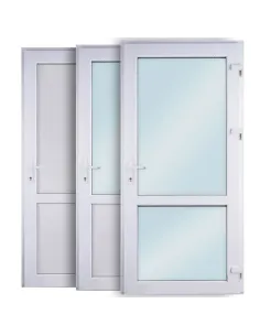 Drzwi Zewnętrzne PCV 100 x 210 cm Białe