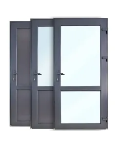 Drzwi Zewnętrzne PCV 110 x 210 cm Antracyt