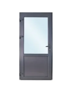 Drzwi Zewnętrzne PCV 90 x 200 cm Antracyt 2