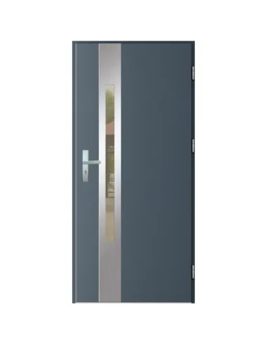 Drzwi Zewnętrzne Mikea Hybrid Elevado Inox Płaskie