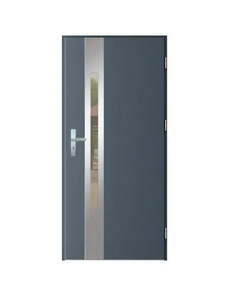Drzwi Zewnętrzne Mikea Hybrid Elevado Inox Płaskie
