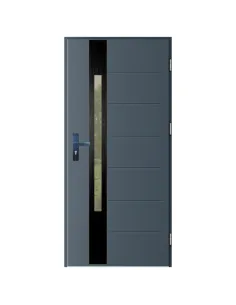 Drzwi Zewnętrzne Mikea Hybrid Elevado Czarne T6 2