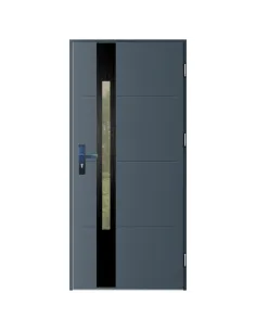 Drzwi Zewnętrzne Mikea Hybrid Elevado Czarne T9 2