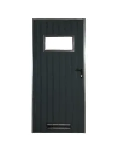 Drzwi Stalowe Techniczne 92 x 160 RAL 7016