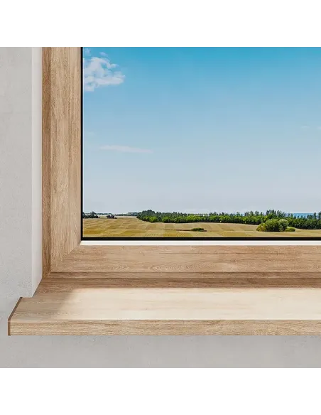 Parapet Wewnętrzny PCV - ANTRACYT + Zaślepki