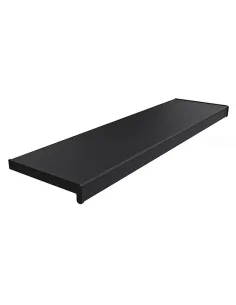 Parapet Wewnętrzny PCV - CZARNY MAT + Zaślepki