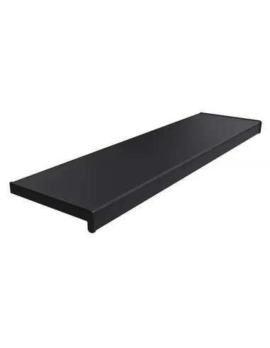 Parapet Wewnętrzny PCV - CZARNY MAT + Zaślepki