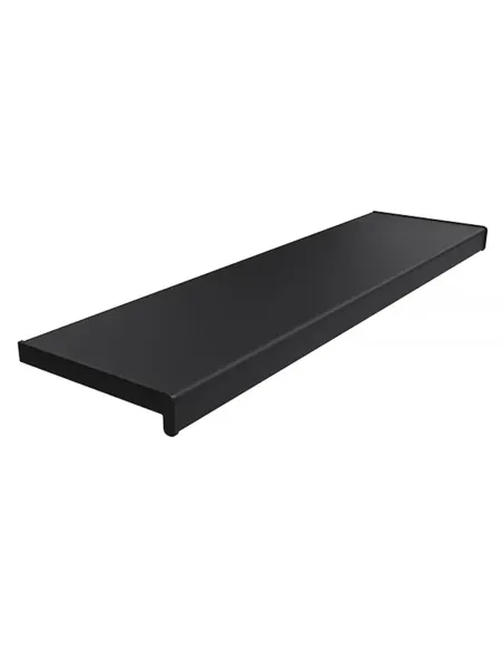Parapet Wewnętrzny PCV - CZARNY MAT + Zaślepki