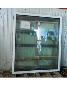 Okno PVC 1573 x 1850mm FIX - Antracyt jednostronny 2