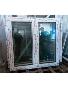 Okno PVC 1530 x 1475 mm - Biały