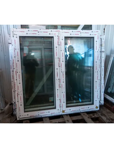 Okno PVC 1530 x 1475 mm - Biały
