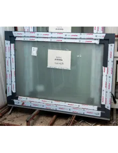 WYPRZEDAŻ - Okno PCV Rozwierno-Uchylne 138 x 97 cm Antracytowe