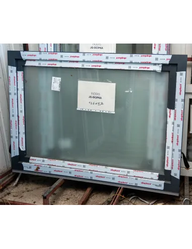 WYPRZEDAŻ - Okno PCV Rozwierno-Uchylne 138 x 97 cm Antracytowe