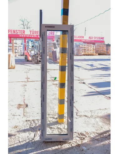 Okno Aluminiowe Przeciwpożarowe 50 x 180 cm - RAL 9016 - FIX