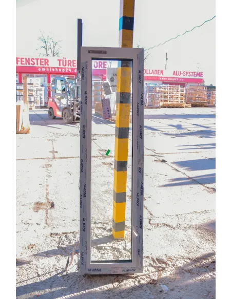 Okno Aluminiowe Przeciwpożarowe 50 x 180 cm - RAL 9016 - FIX