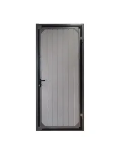 Drzwi Techniczne Stalowe 88,5 x 208,5 cm - Antracytowe T10 2