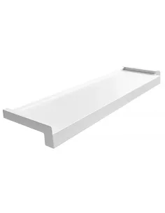 Parapet Zewnętrzny Stalowy - Biały RAL 9010