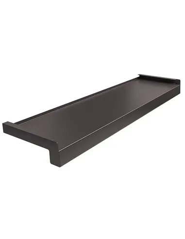Parapet Zewnętrzny Stalowy - Brąz RAL 8019