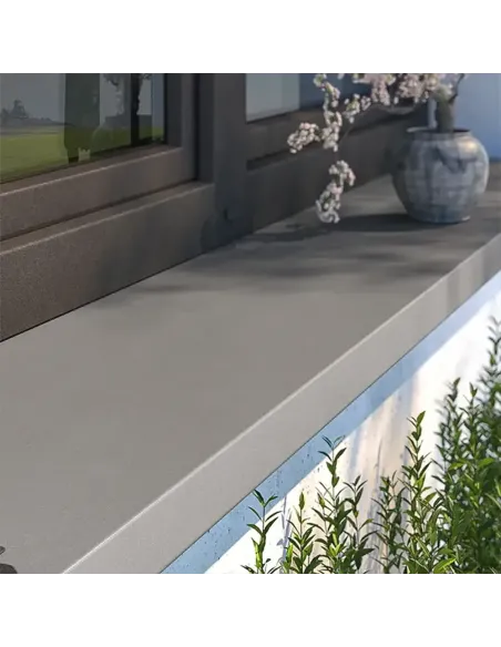 Parapet Zewnętrzny Stalowy - Brąz RAL 8019