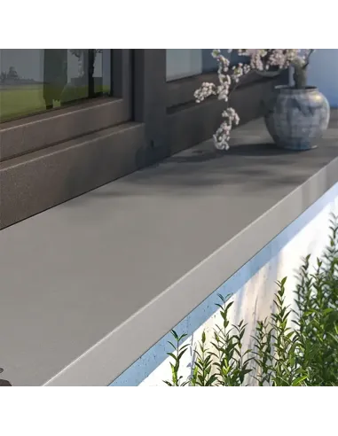 Parapet Zewnętrzny Stalowy - Srebrny RAL 9007