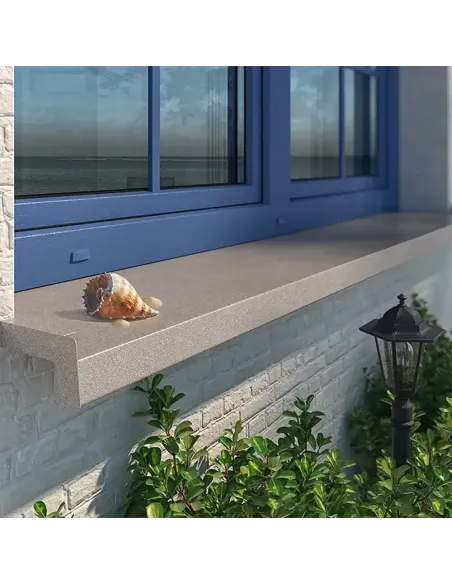 Parapet Zewnętrzny Stalowy - Srebrny RAL 9007