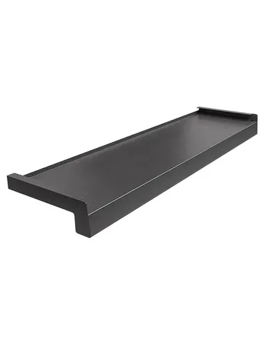Parapet Zewnętrzny Stalowy - Antracyt RAL 7016 Struktura Piasku