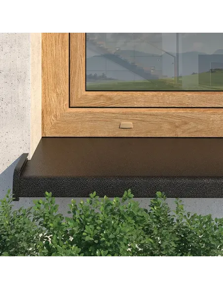 Parapet Zewnętrzny Stalowy Softline - Antracyt RAL 7016
