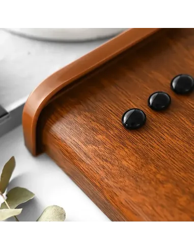 Parapet Zewnętrzny Stalowy Laminowany Softline - Złoty Dąb